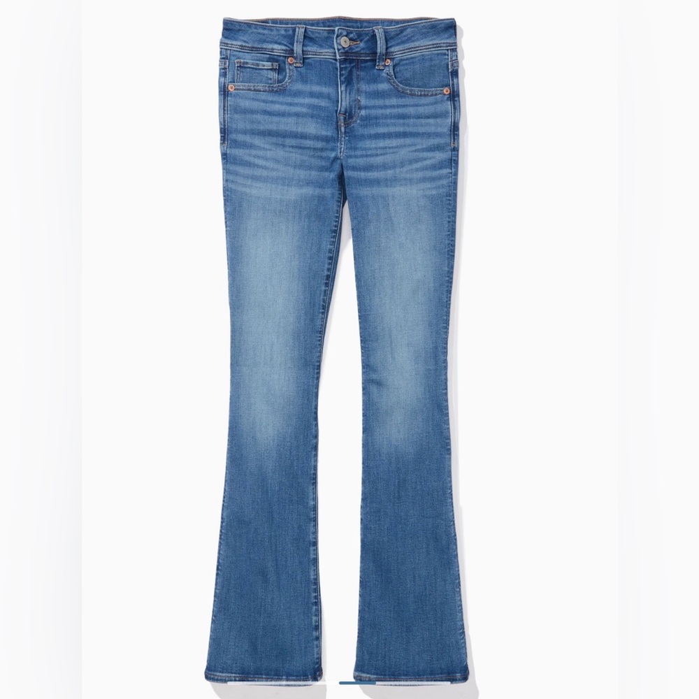 American Eagle Outfitters Light Blue Wide Leg Jeans